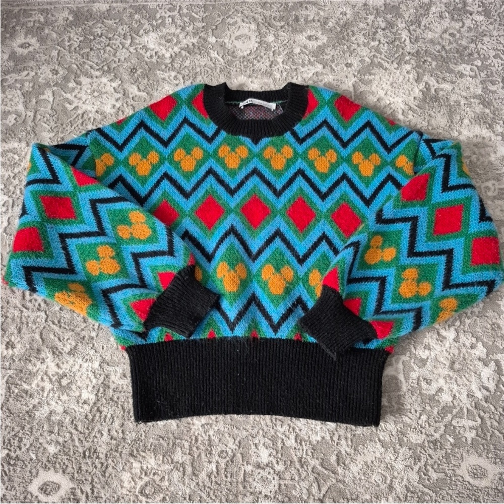 Zara Disney fair isle sweater medium - Picture 8 of 13